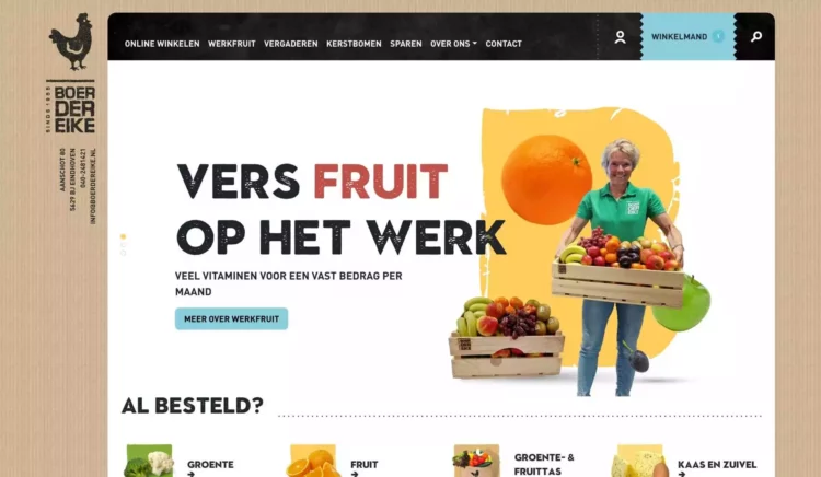 Boerdereike - Screenshot - Home