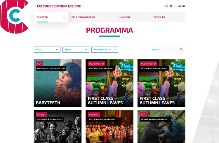 Screenshot - Cultuurcentrum Deurne - Programma