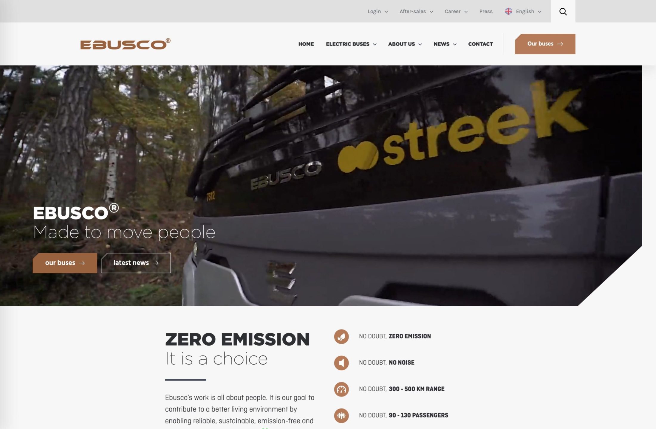 Screenshot - Ebusco - Home