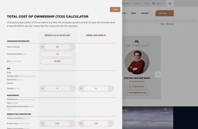 Screenshot - Ebusco - TCO