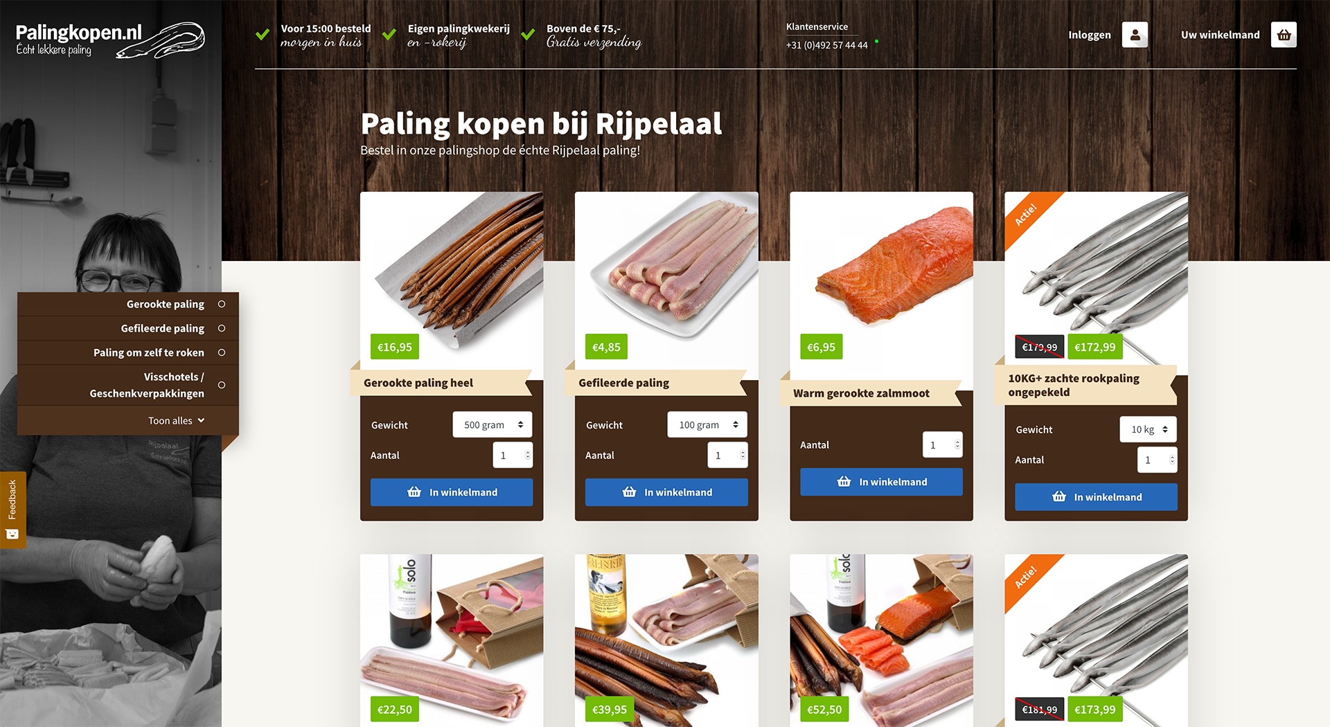 Screenshot - Palingkopen.nl - Home