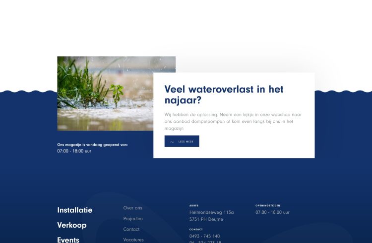 Screenshot - Van Zeeland Watertechniek - Element