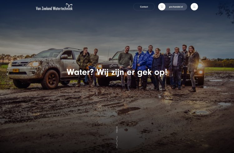 Screenshot - Van Zeeland Watertechniek - Over ons