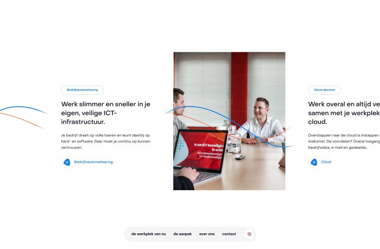 Screenshot - Van der Hoff ICT - Horizontale row