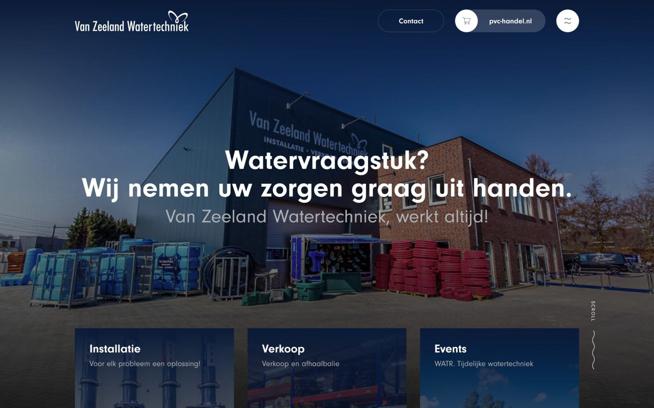 Screenshot - VanZeelandWatertechniek.nl