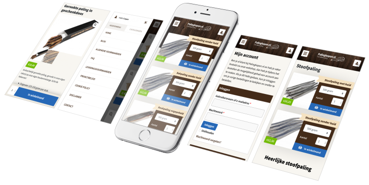 Sfeerafbeelding - Palingkopen.nl - iPhone mock-up